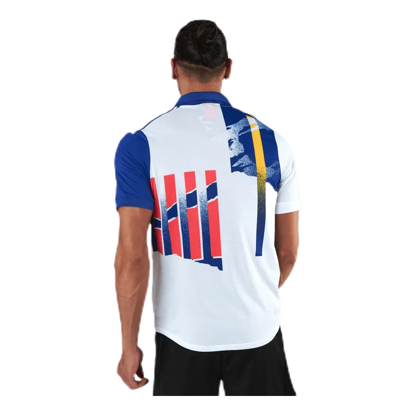 Nike Court Advantage Polo Blue/White/Red