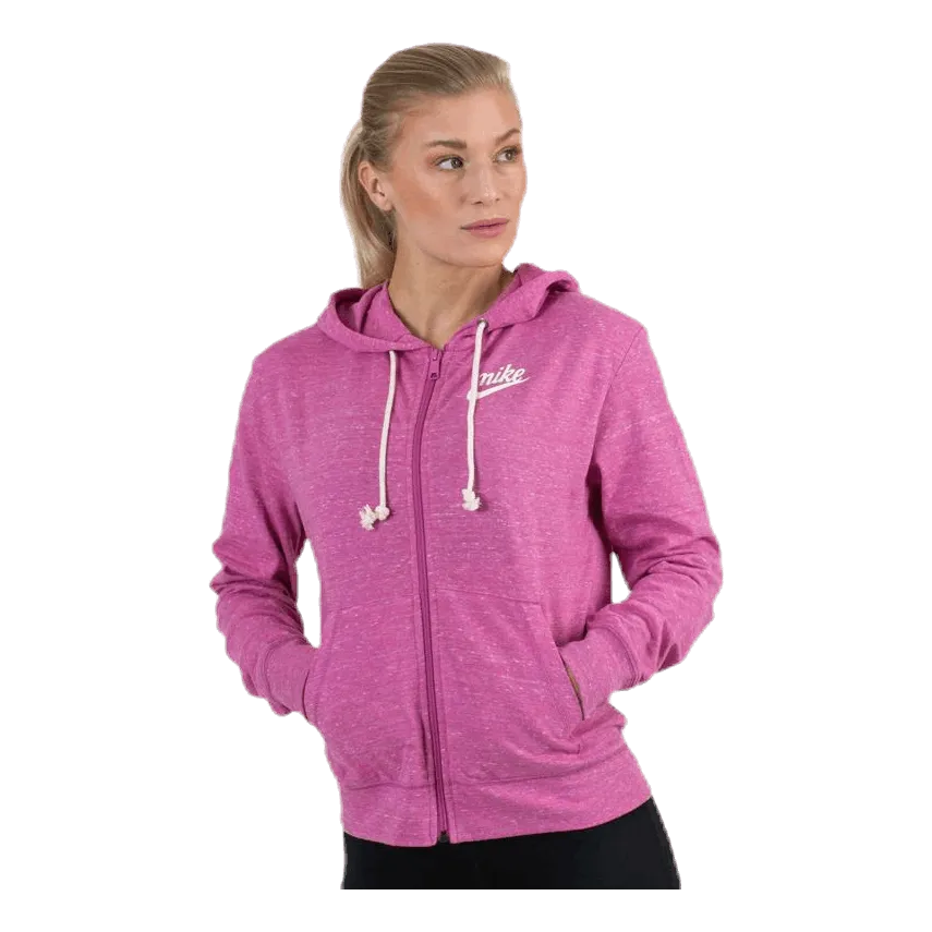 Nike Nsw Gym Vintage Full Zip Pink