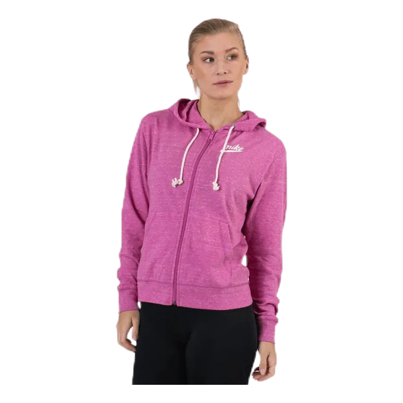 Nike Nsw Gym Vintage Full Zip Pink