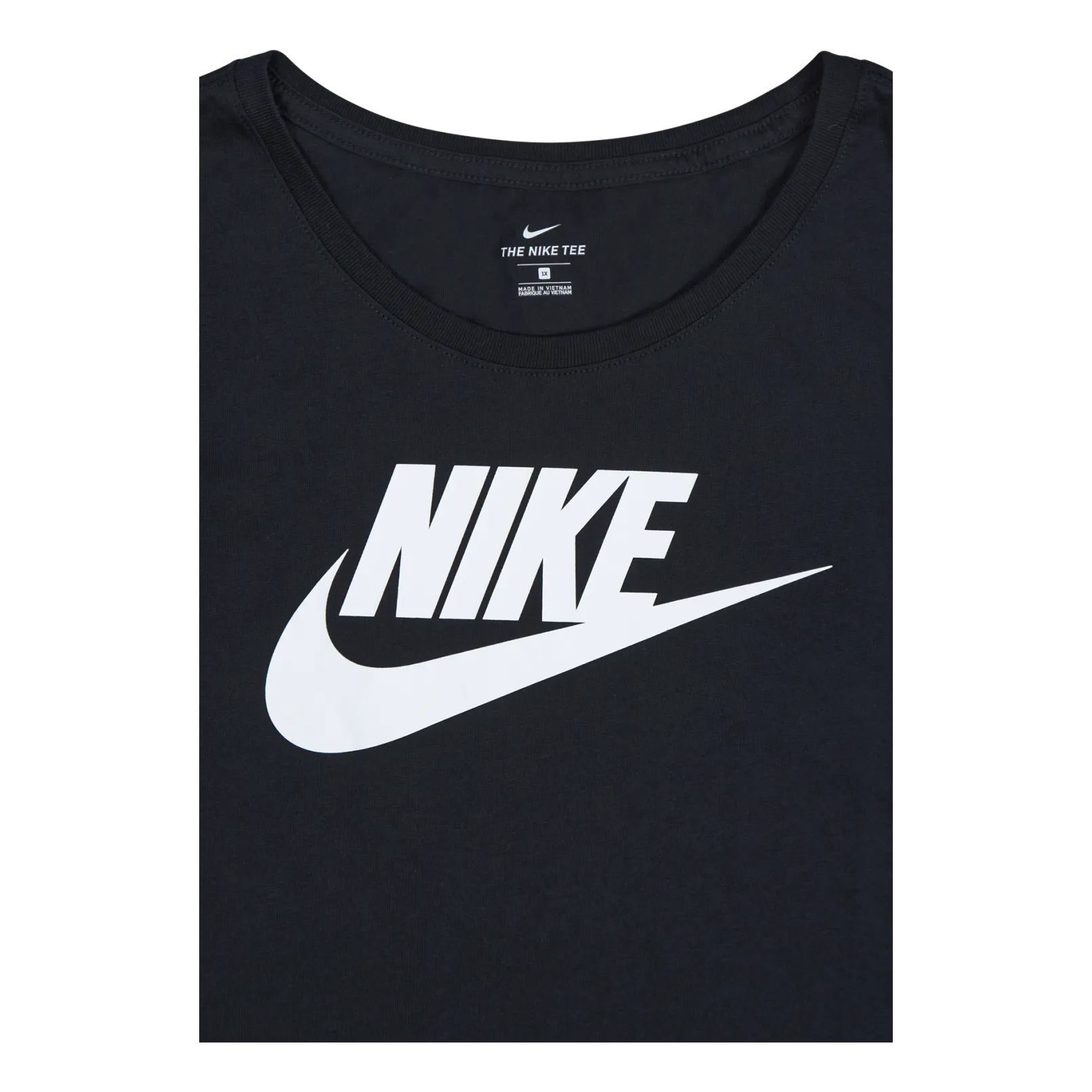 Nike Nsw Tee Essntial Futura Plus Svart/vit