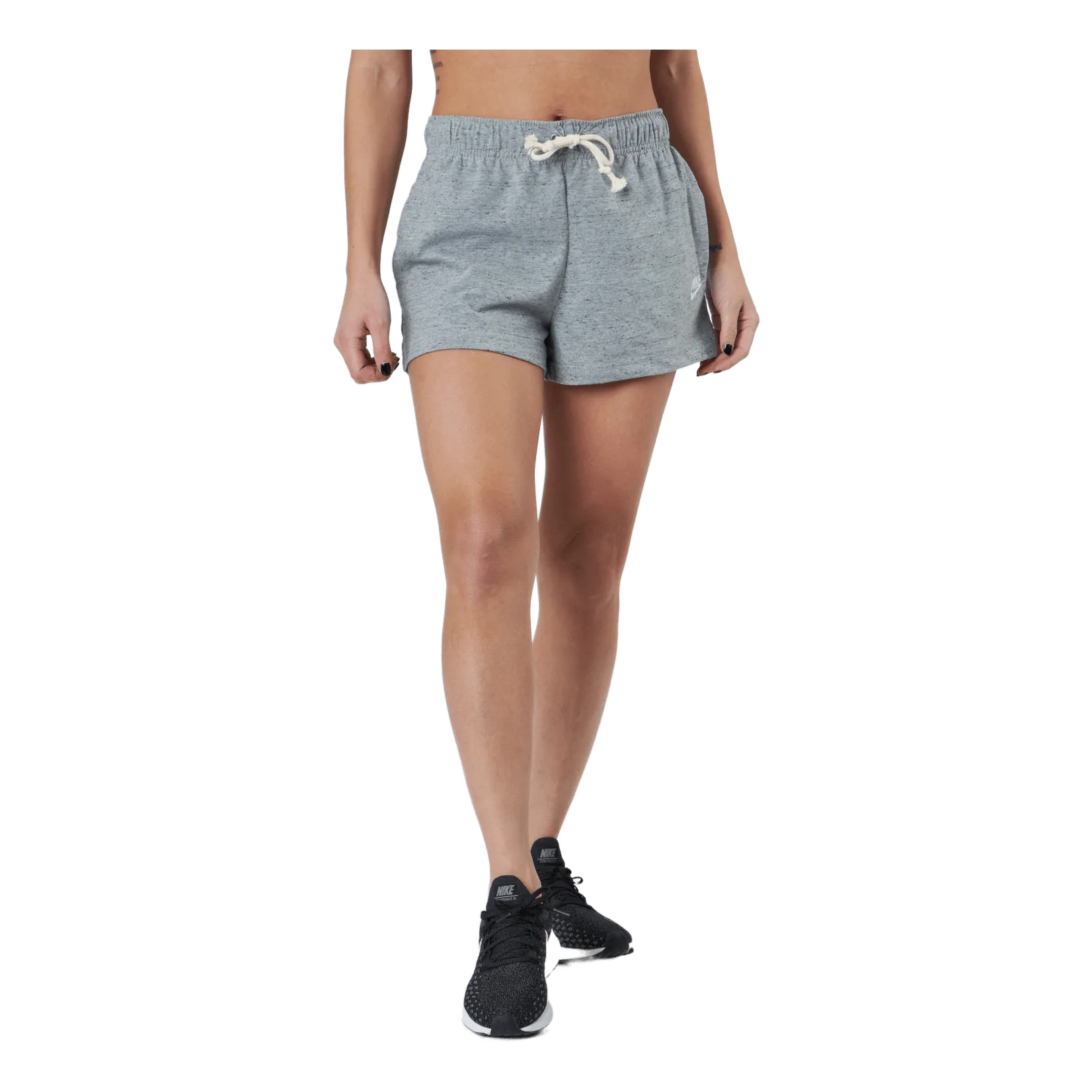 Nike Sportswear Gym Vintage Women's Shorts DK GREY HEATHER/WHITE