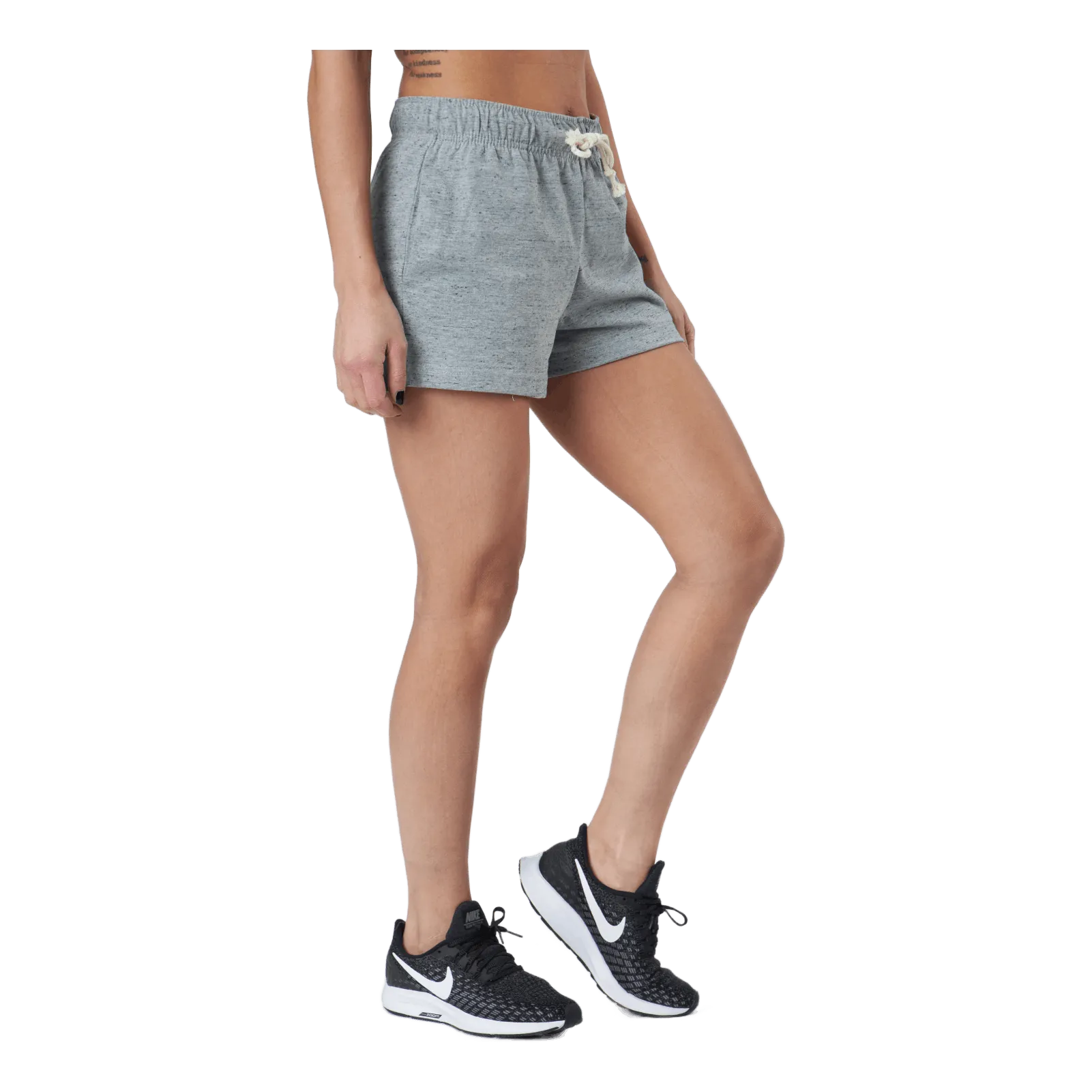Nike Sportswear Gym Vintage Women's Shorts DK GREY HEATHER/WHITE