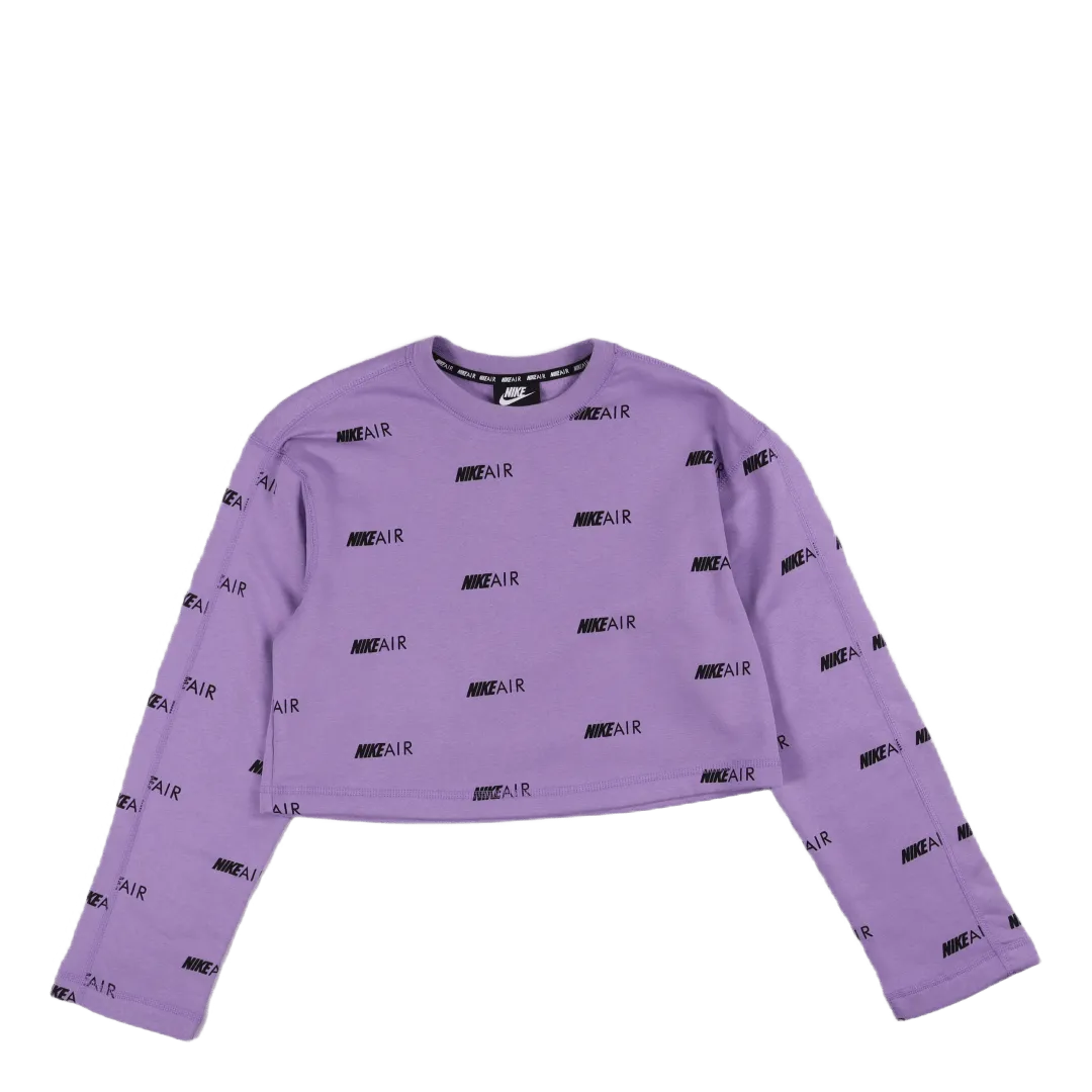 Nike Wmns Printed Fleece Crewneck Pink