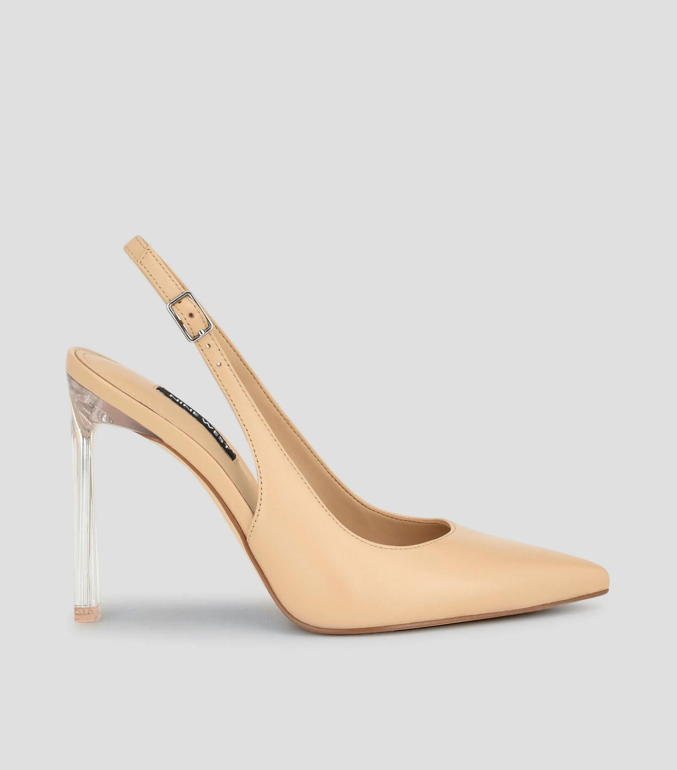 Nine West Zapatillas slingback de tacón alto de aguja en piel Mujer
