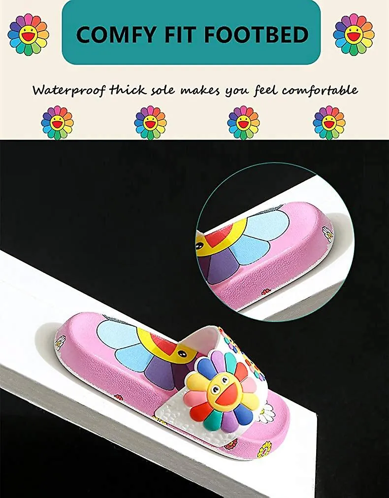 Niños Toboganes Sandalias Zuecos Niños Niñas Zapatillas de verano Ligeras Antideslizantes Zapatos de jardín Slip On Water Ducha 