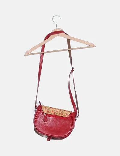 NoName Bolso rojo estampado floral