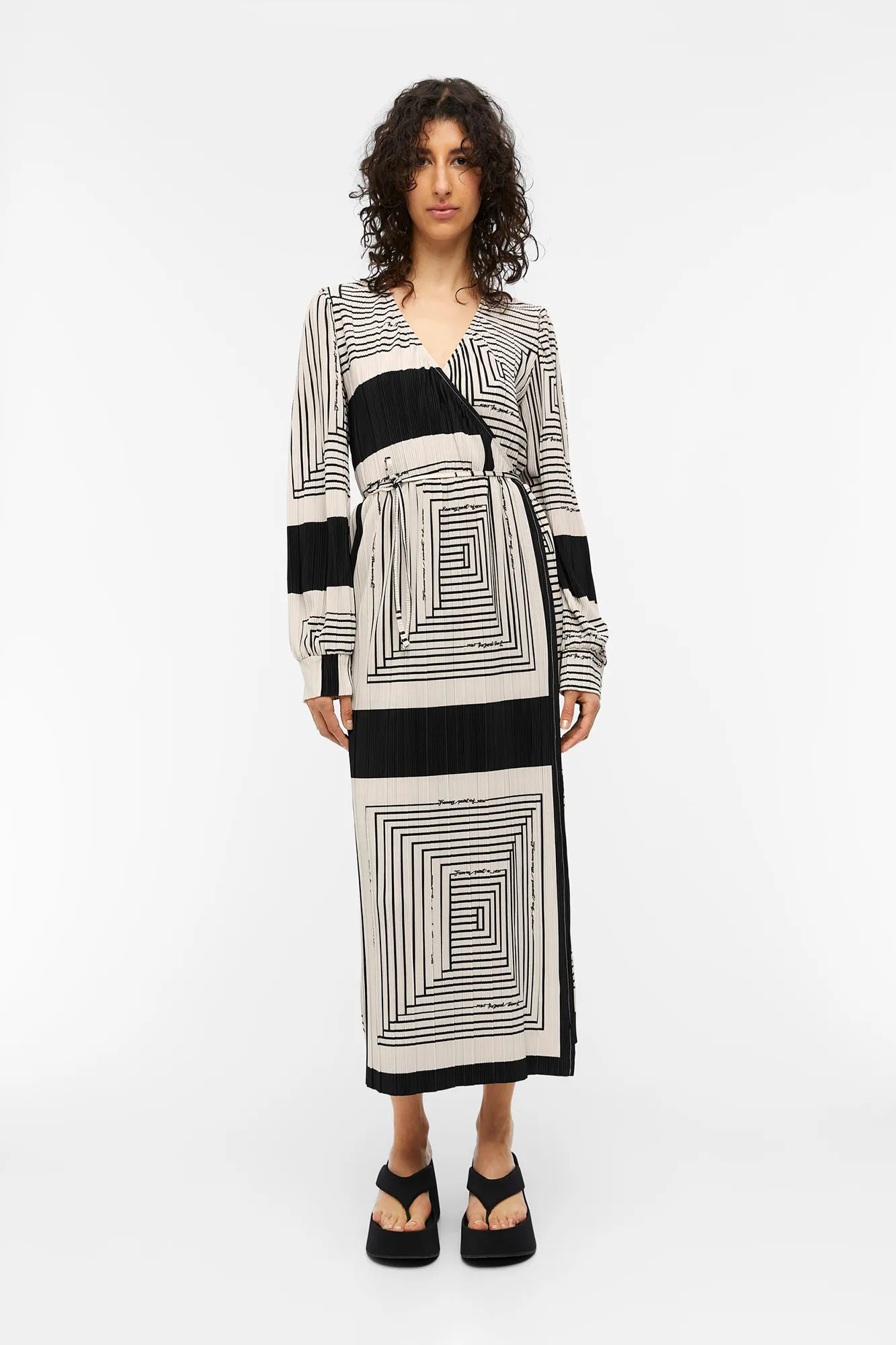 Object Vestido fluido midi