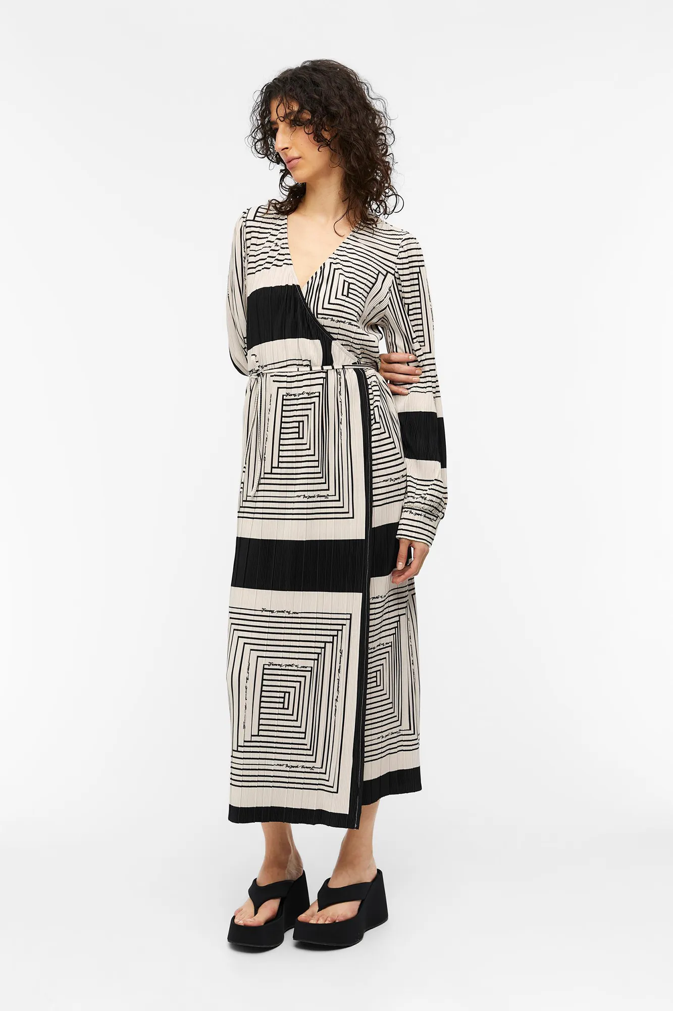 Object Vestido fluido midi