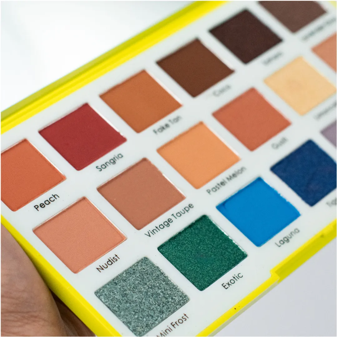 Paleta de Sombras Tropical Rainforest x 18 Tonos