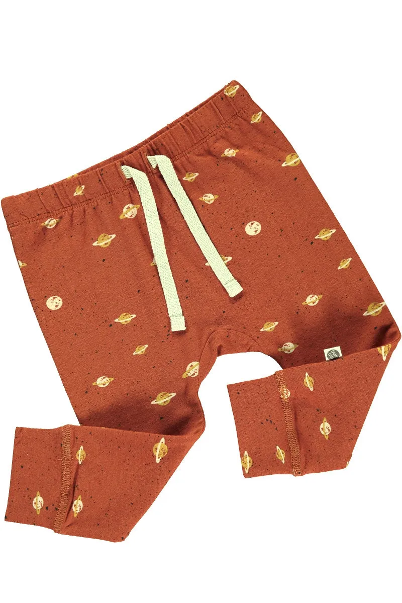 Pantalón bebé con estampado de Saturno