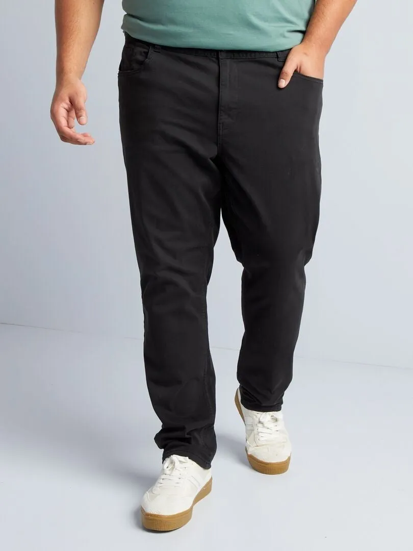 PANTALóN CON 5 BOLSILLOS FITTED L34  NEGRO