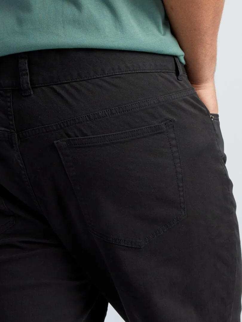 PANTALóN CON 5 BOLSILLOS FITTED L34  NEGRO
