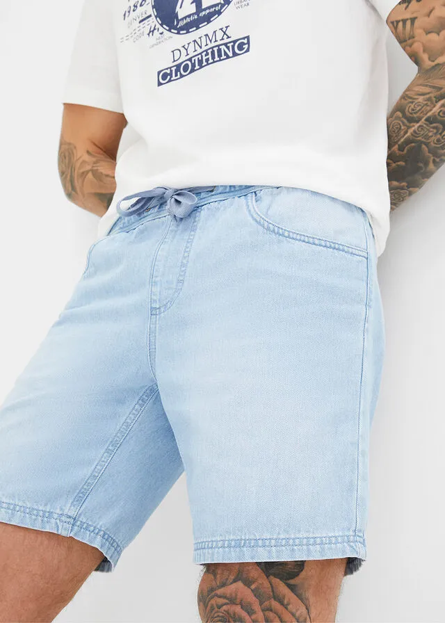 Pantalón corto vaquero azul hielo denim