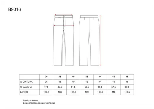 Pantalón de mujer con cinturilla y con pinzas Negro