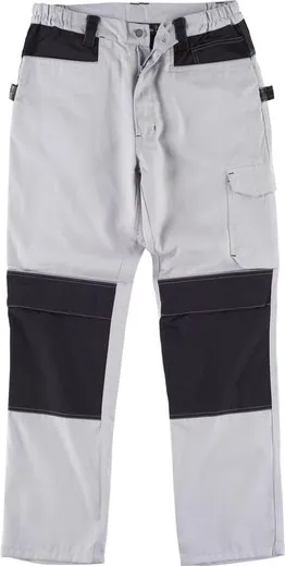 Pantalón multibolsillos, con refuerzo en culera Gris Claro / Negro