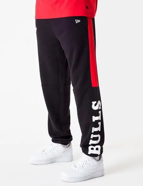 PANTALóN NEW ERA COLOUR BLOCK CHICAGO BULLS  BLACK