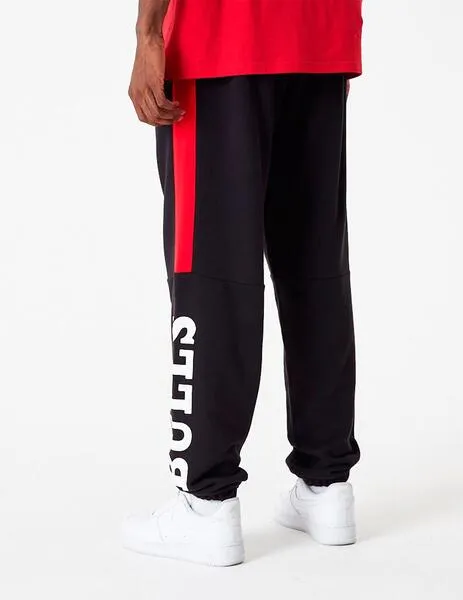 PANTALóN NEW ERA COLOUR BLOCK CHICAGO BULLS  BLACK