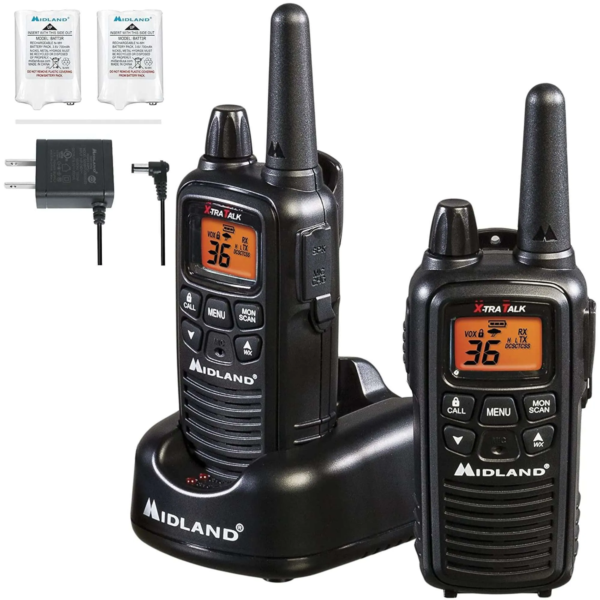 Paquete 2 Radios Portátiles 2 vías 22+14 Canales