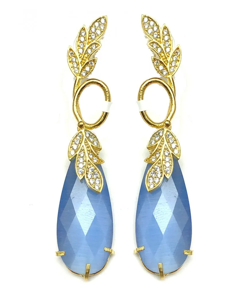 PENDIENTES AZULES PARA MUJER CON LOS DAR EL TOQUE SOFISTICADO