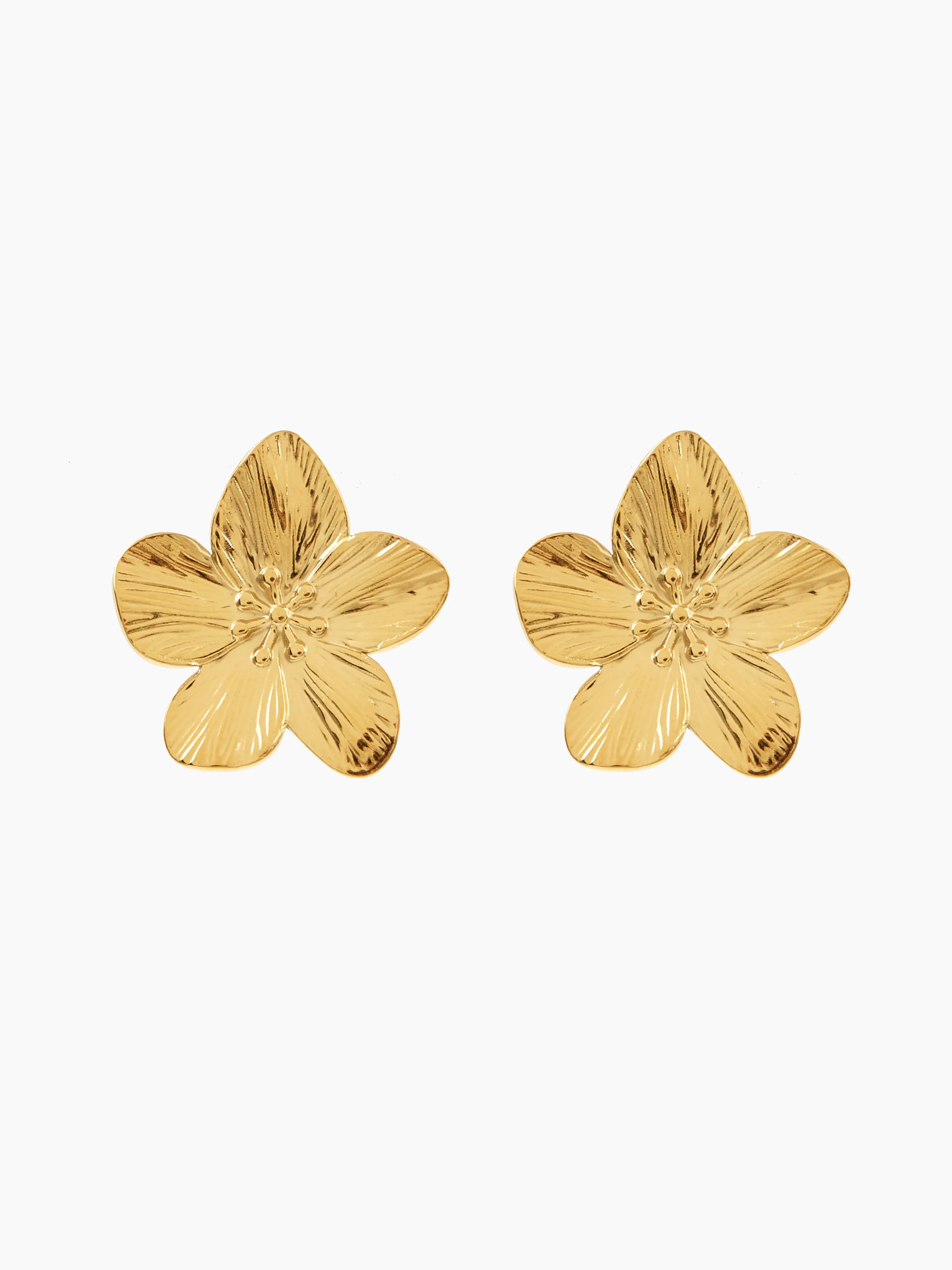 Pendientes con patrón floral