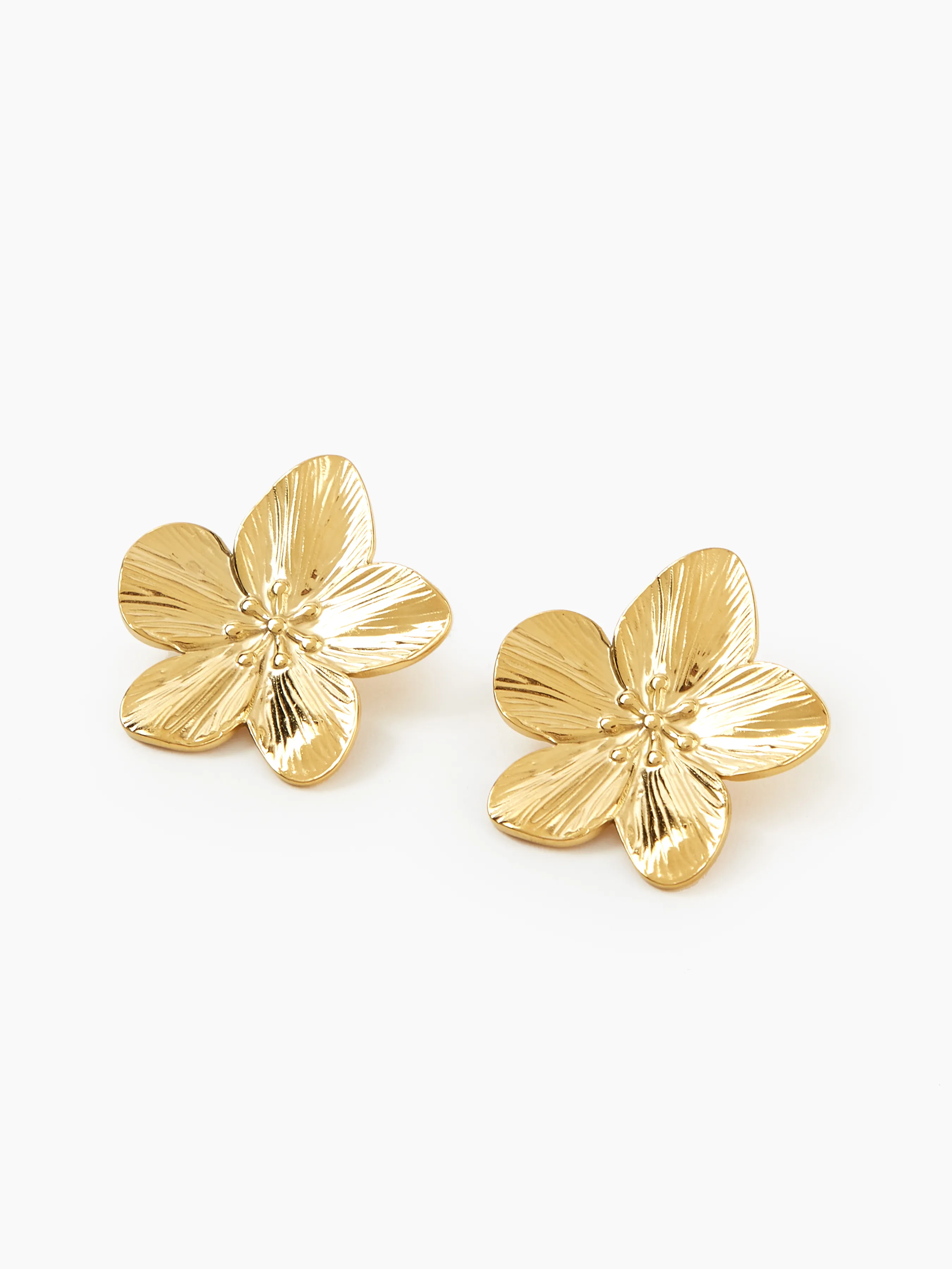 Pendientes con patrón floral