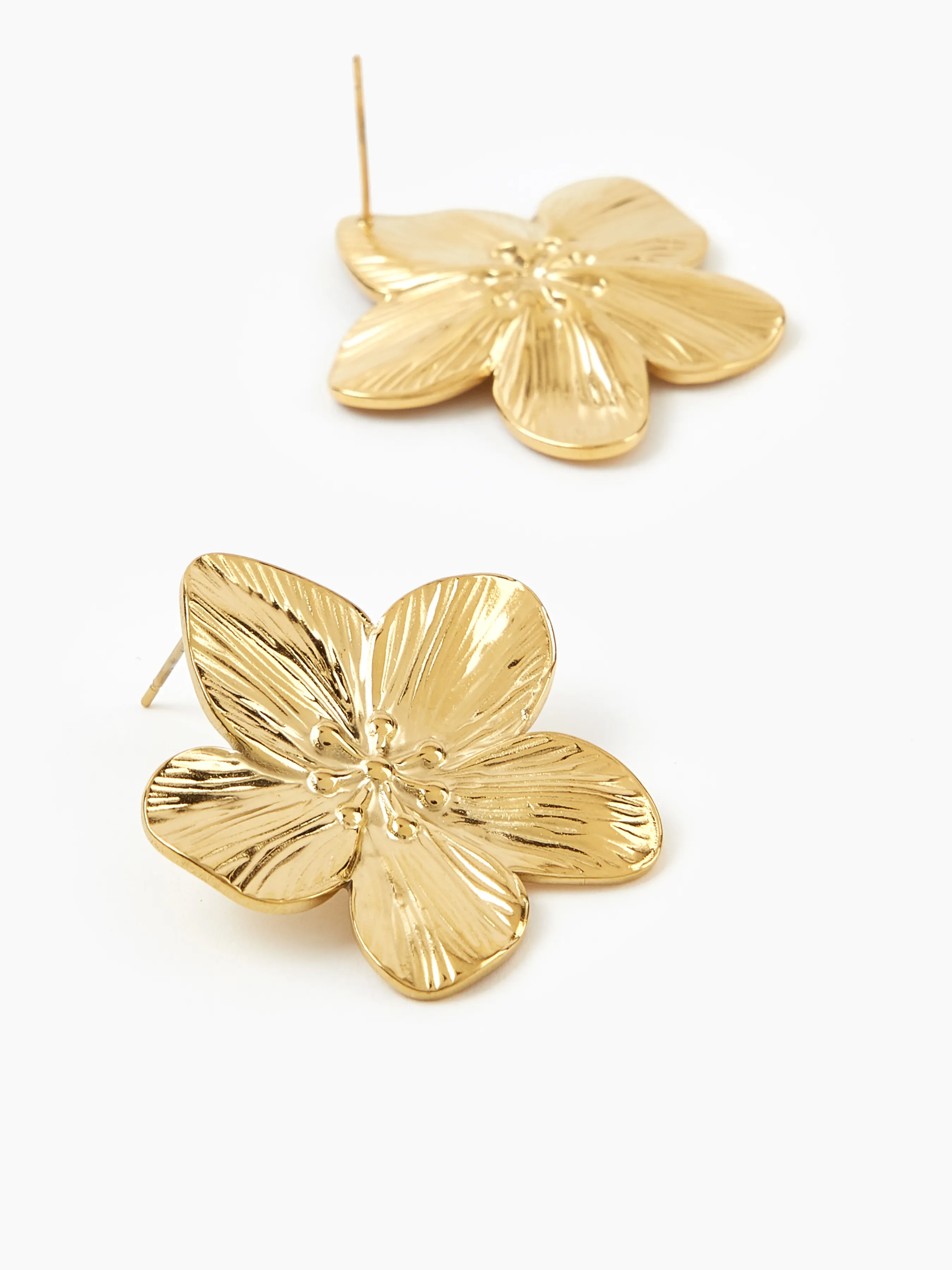 Pendientes con patrón floral