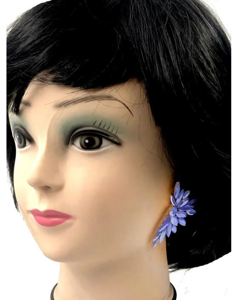PENDIENTES MUJER AZULES ACTUAL DISEÑO PARA INVITADAS DE BODA
