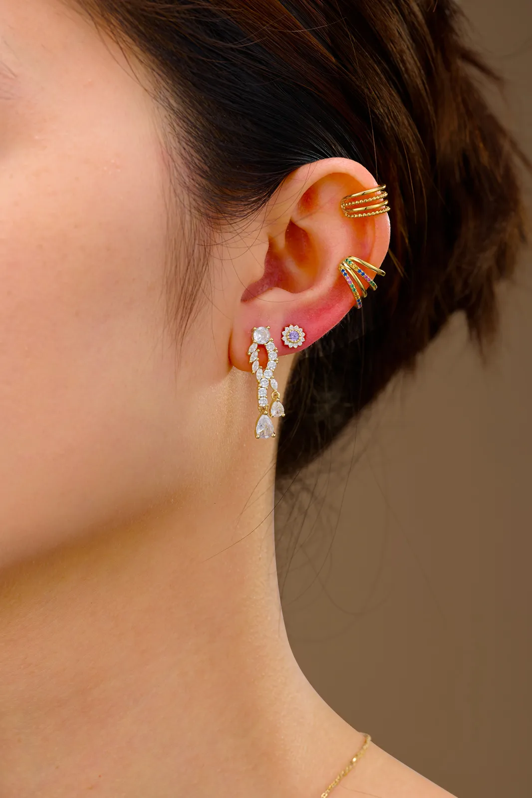 Pendientes Novia con Circonitas