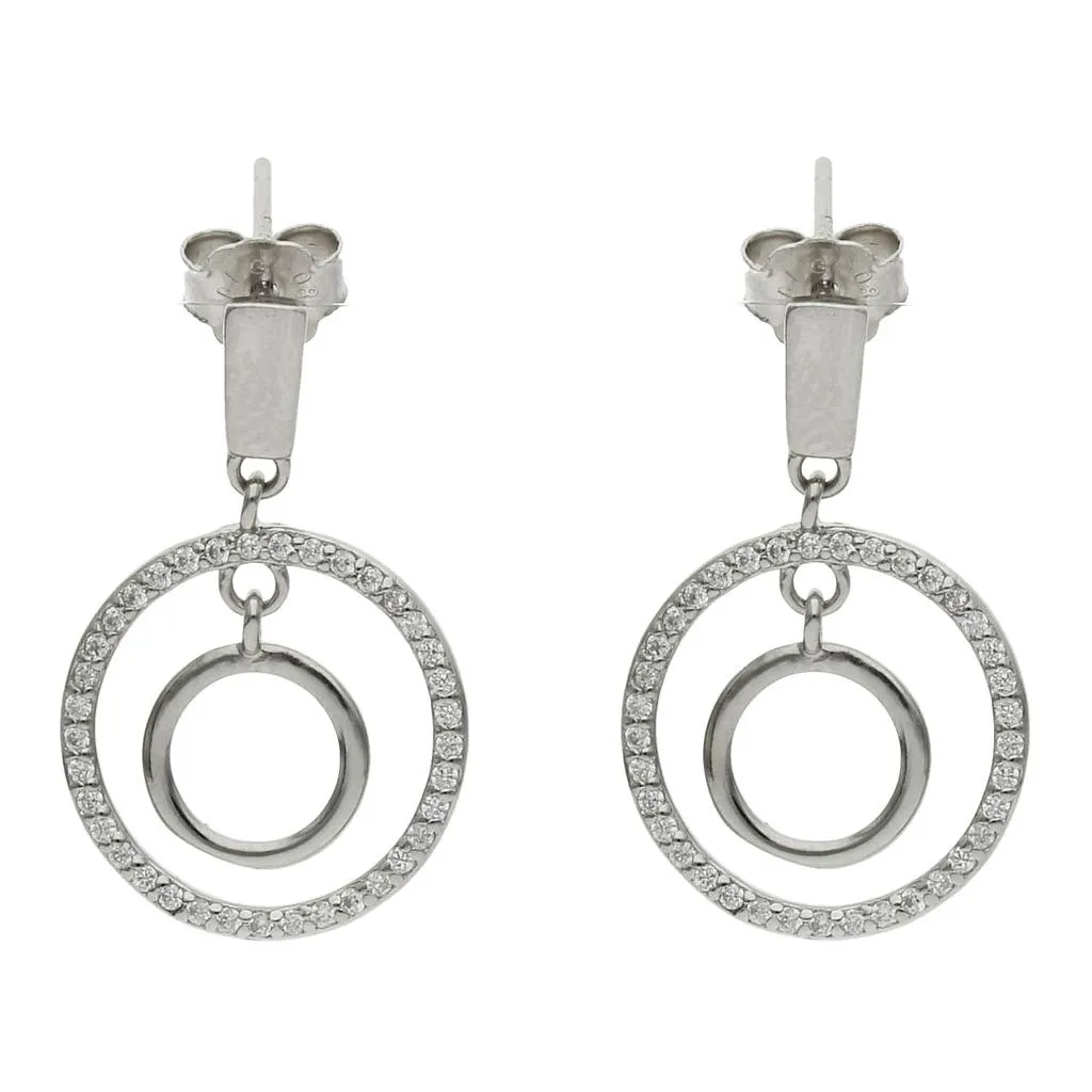 Pendientes Plata con Circonitas