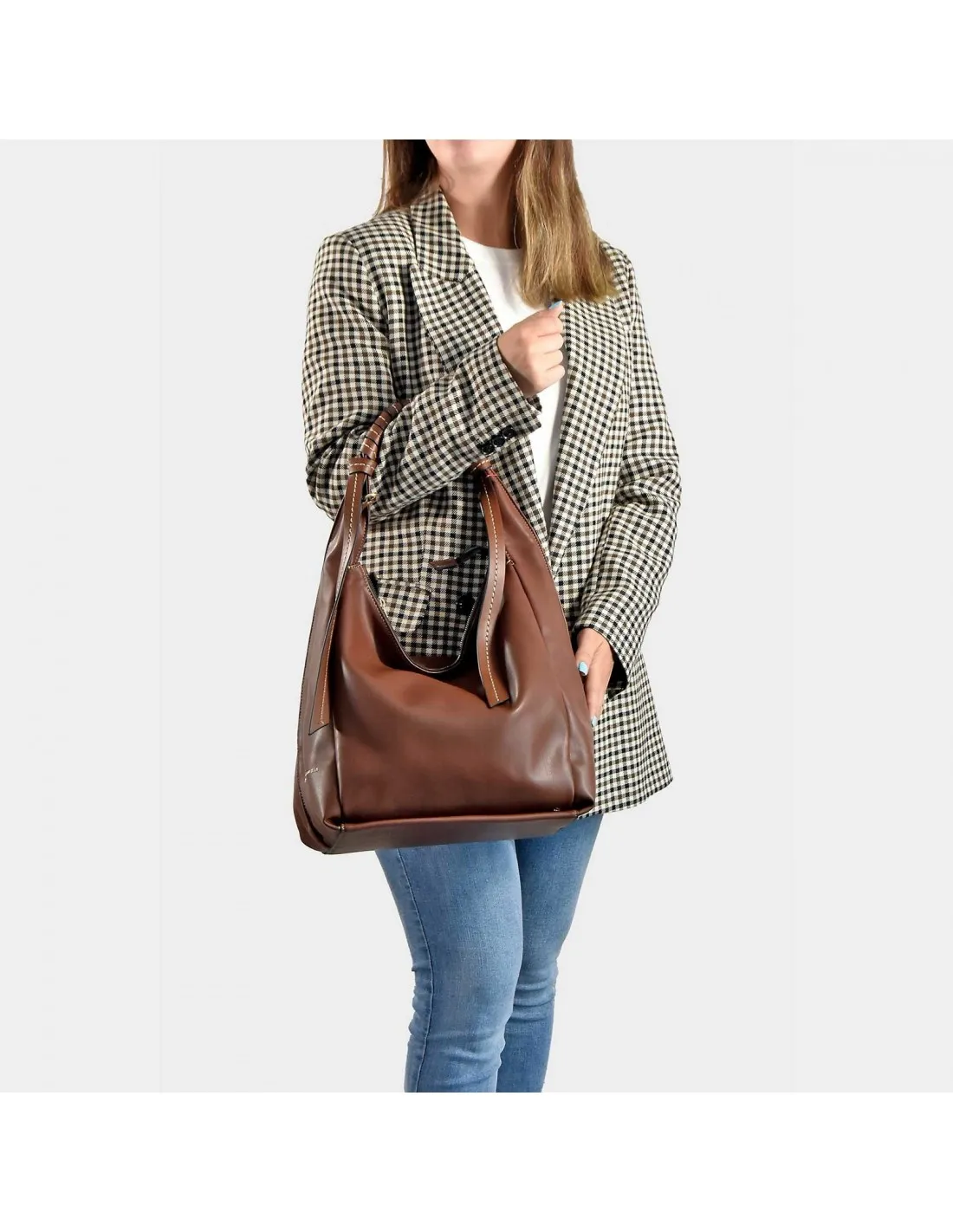 PIERRE CARDIN Bolso de hombro con bandolera para mujer en símil piel