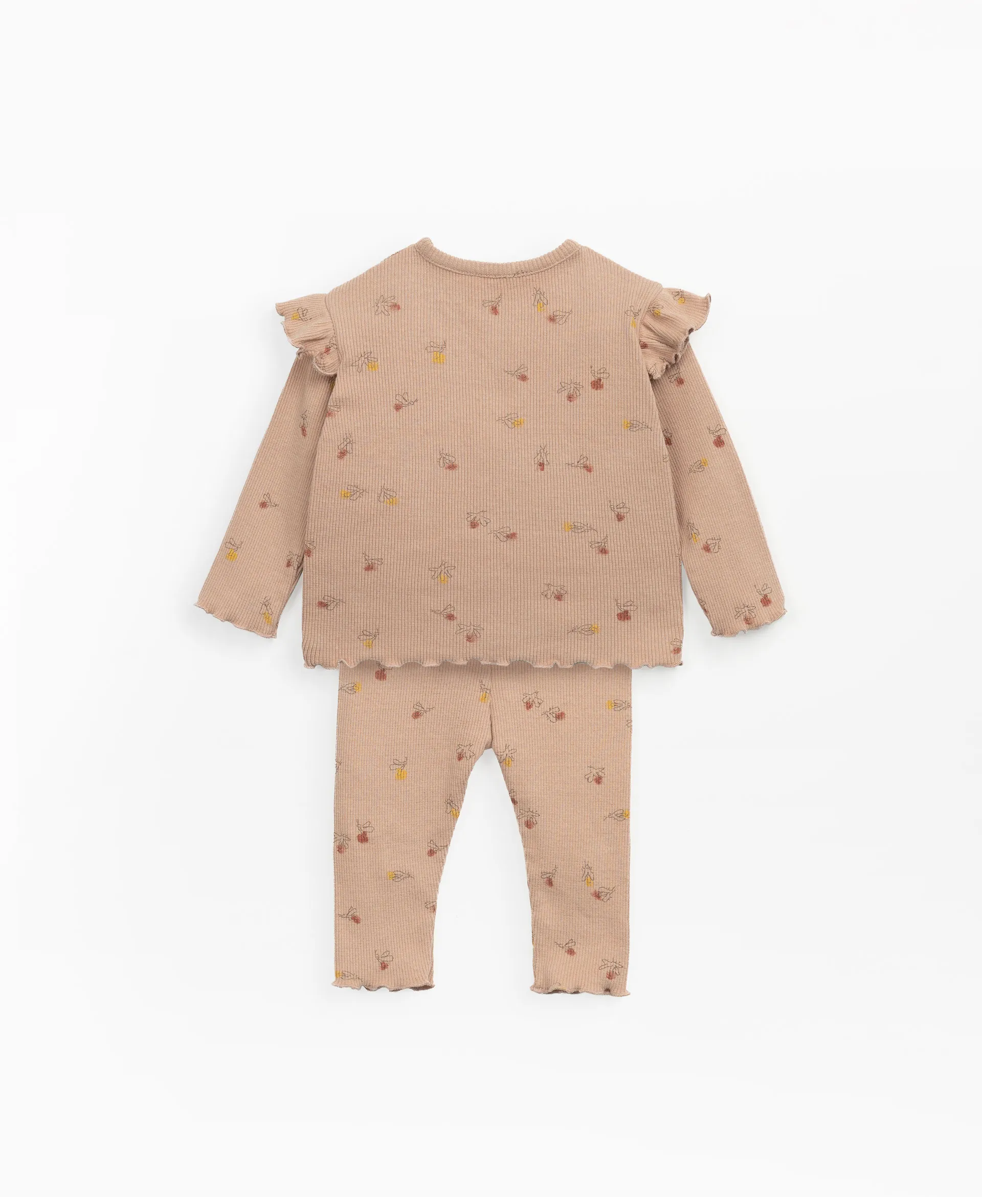 Pijama de algodón orgánico con estampado | Mother Lúcia