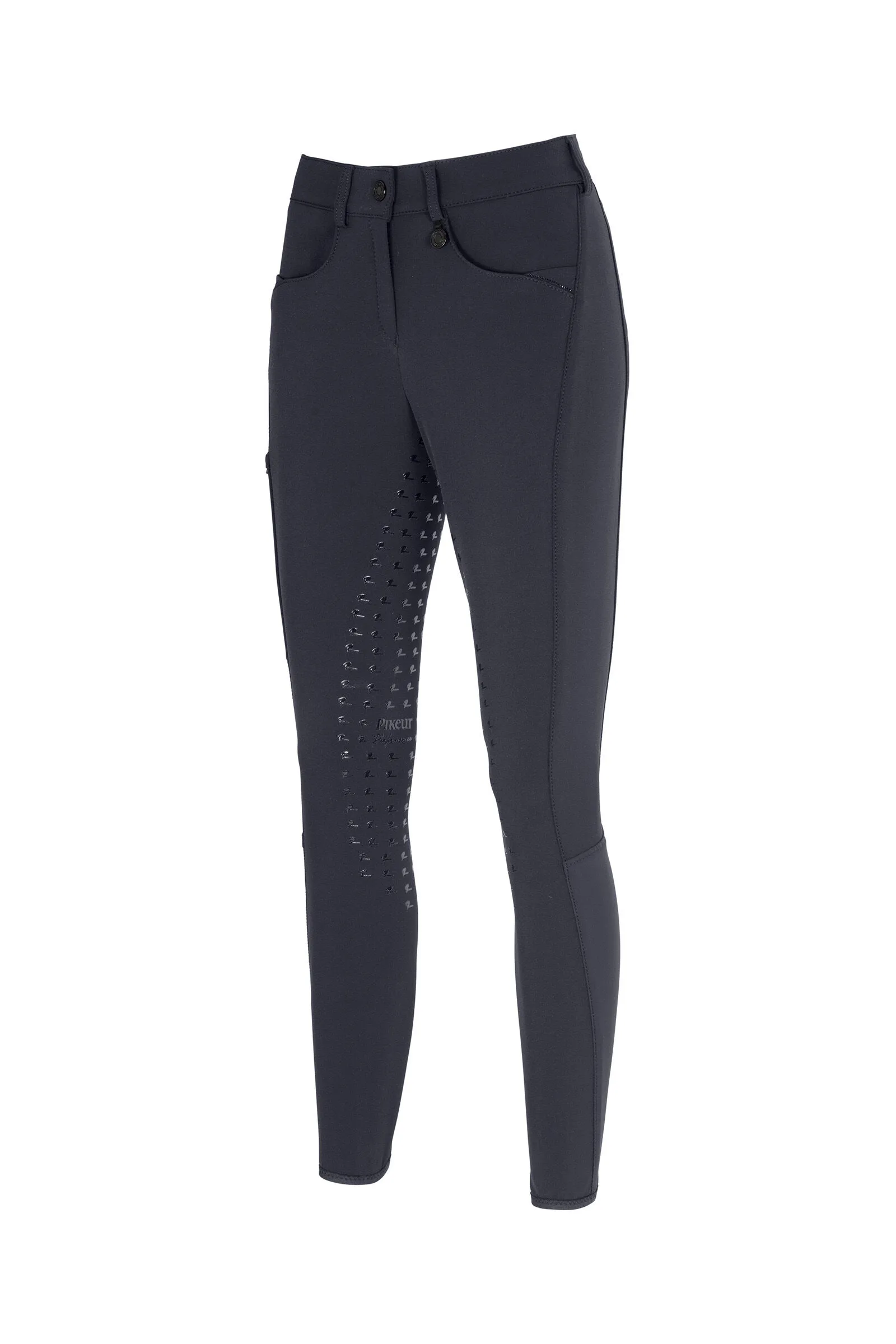 Pikeur Pantalones de Montar Agarre Completo para Mujer Oliva Athleisure