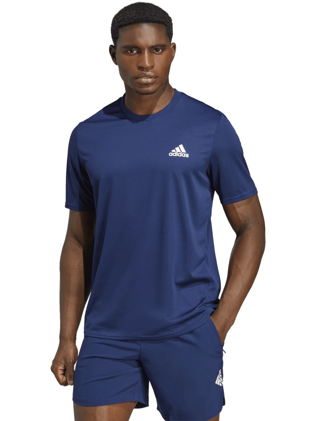 Playera Adidas Ic7271 Azul Para Hombre