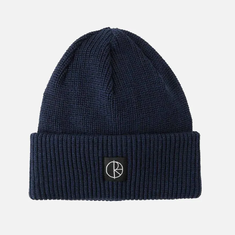 POLAR PSS22DFMBNNVY DOUBLE FOLD MERINO BEANIE