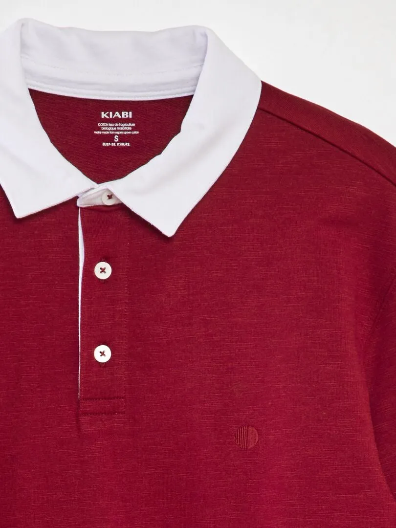 POLO DE PUNTO  ROJO