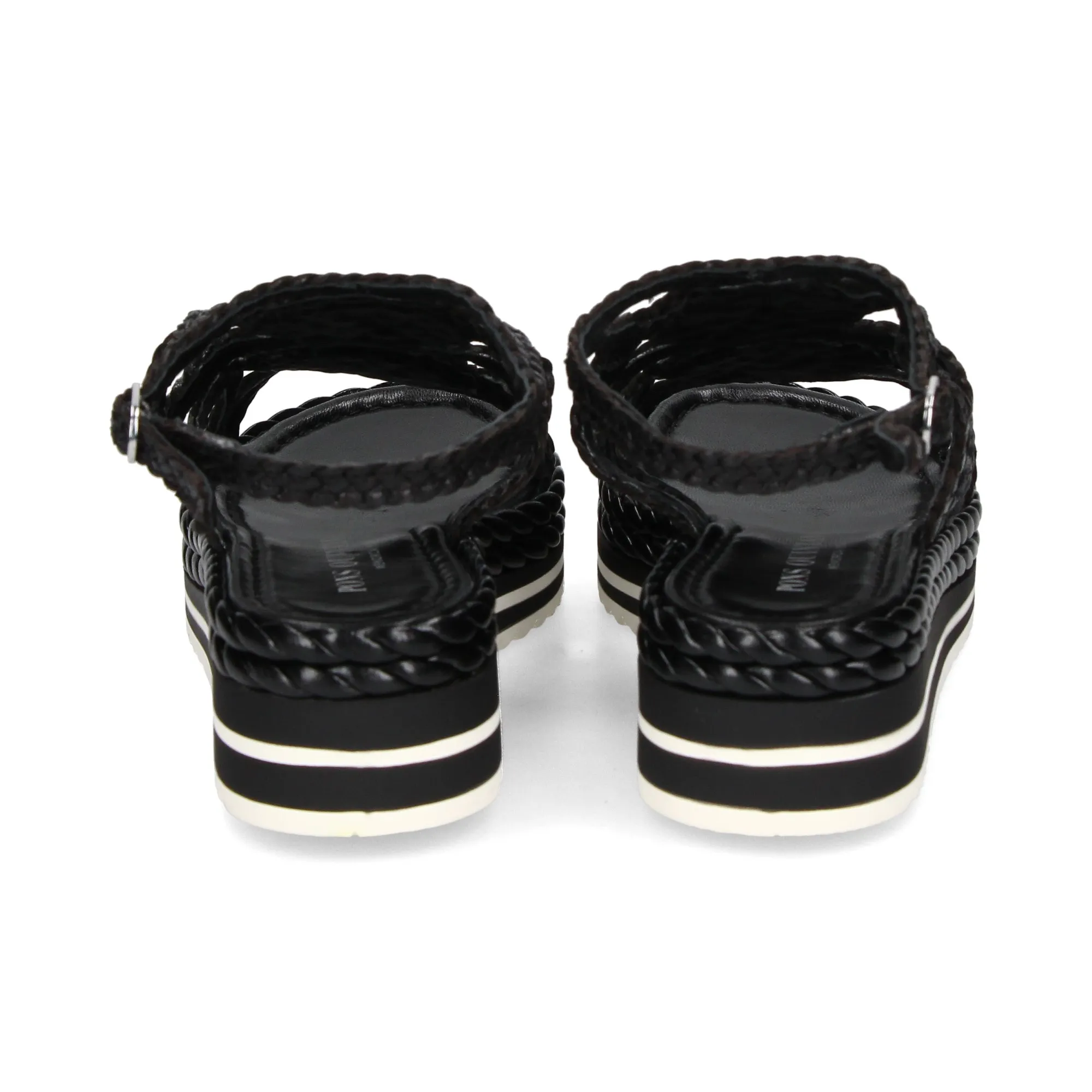 PONS QUINTANA Sandalias con plataforma de Mujer 09 NEGRO