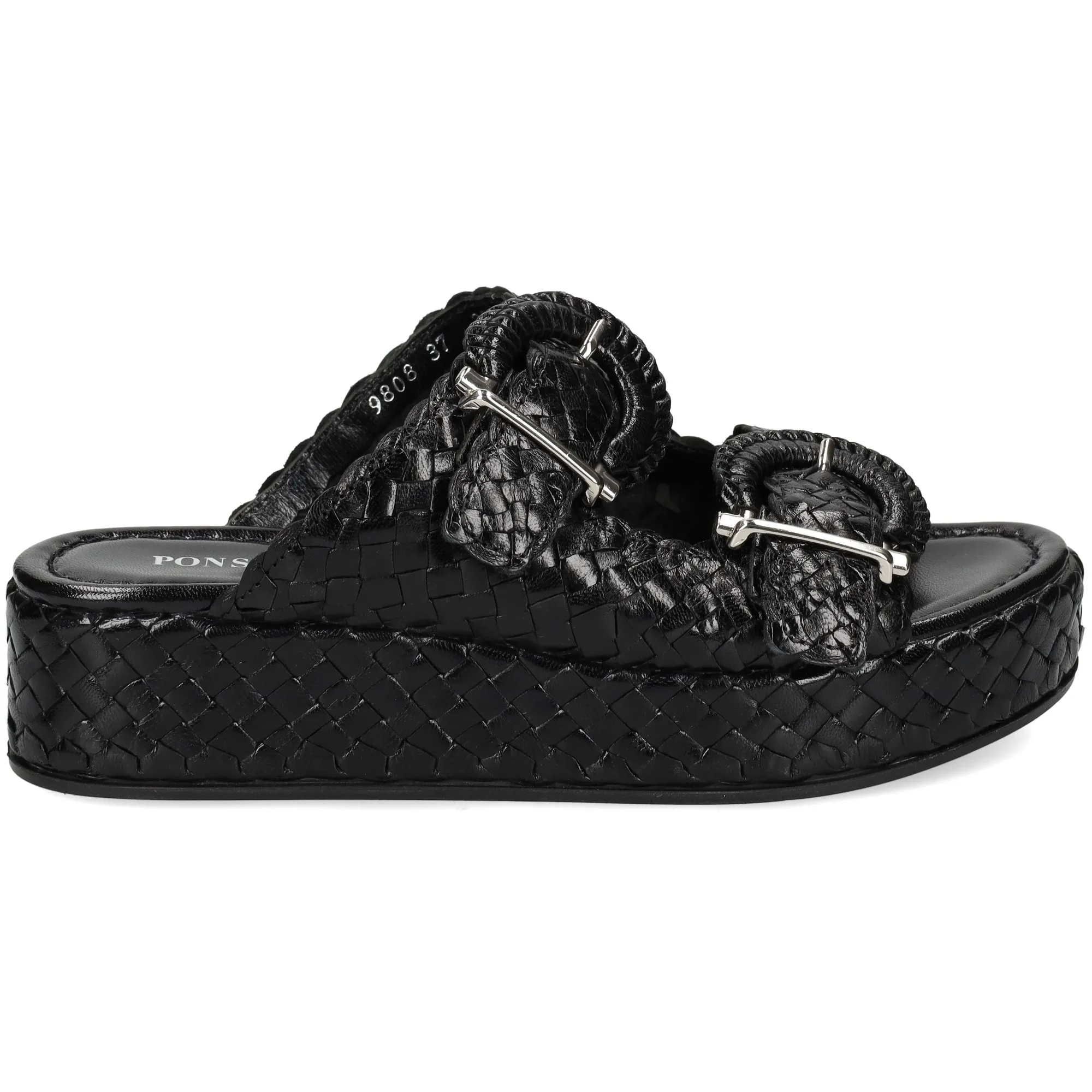 PONS QUINTANA Sandalias con plataforma de Mujer NEGRO