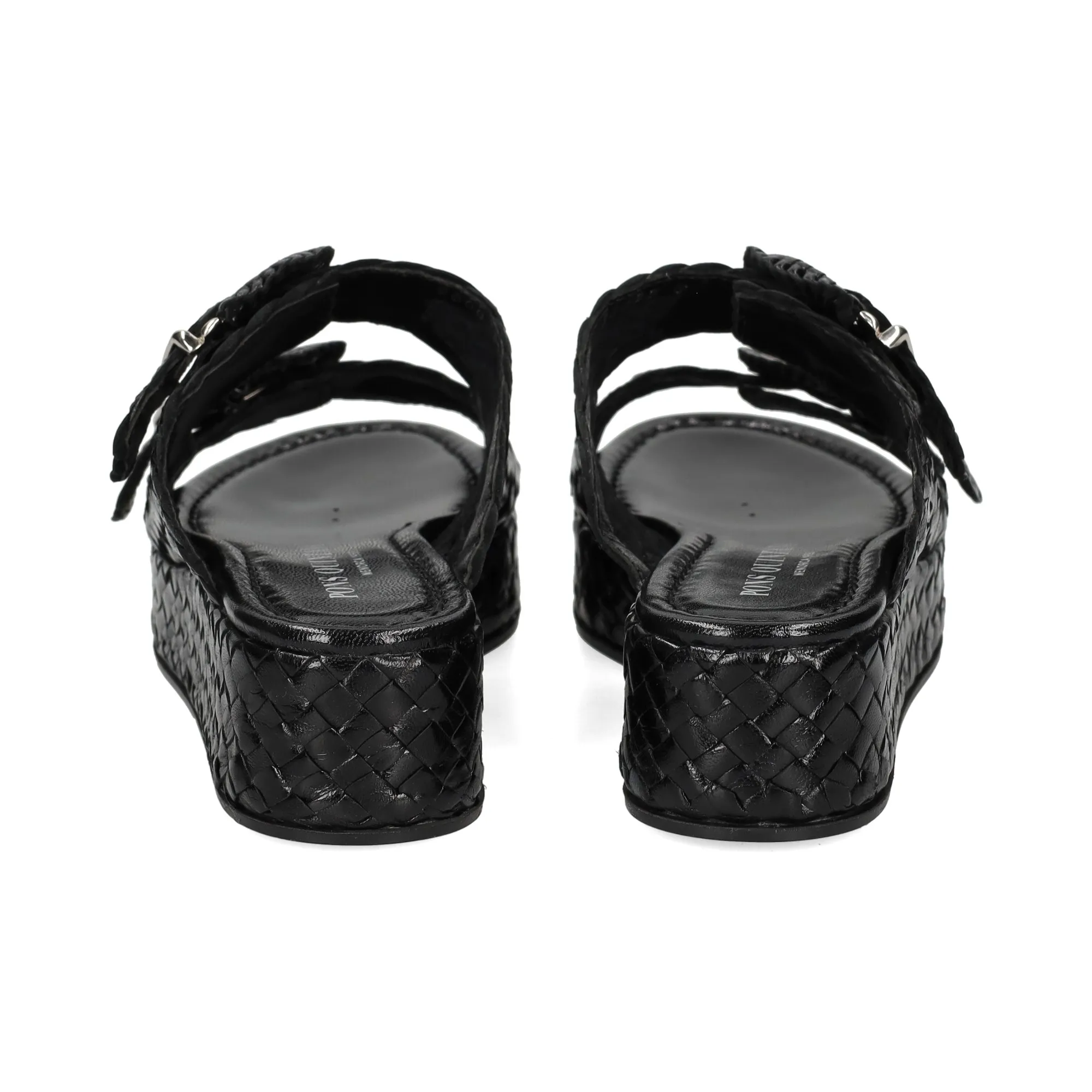 PONS QUINTANA Sandalias con plataforma de Mujer NEGRO
