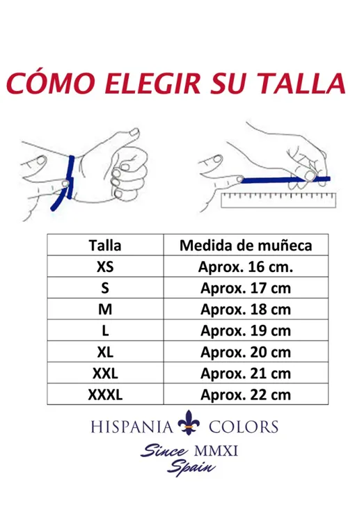 PULSERA ESPAñA EN PIEL TRENZADA MARRóN 1263II6A
