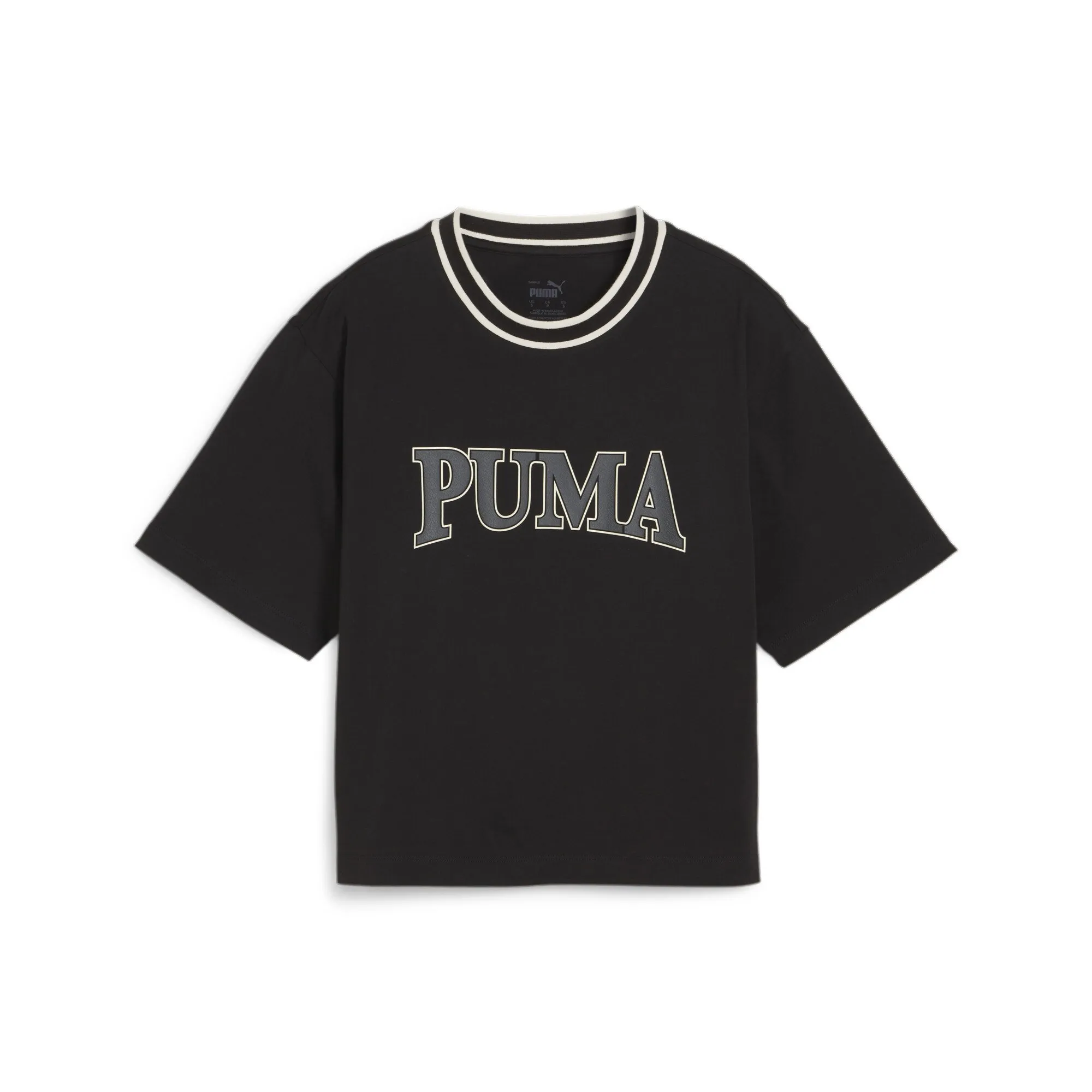 PUMA SQUAD GRAPHIC TEE "BLACKWHITE"