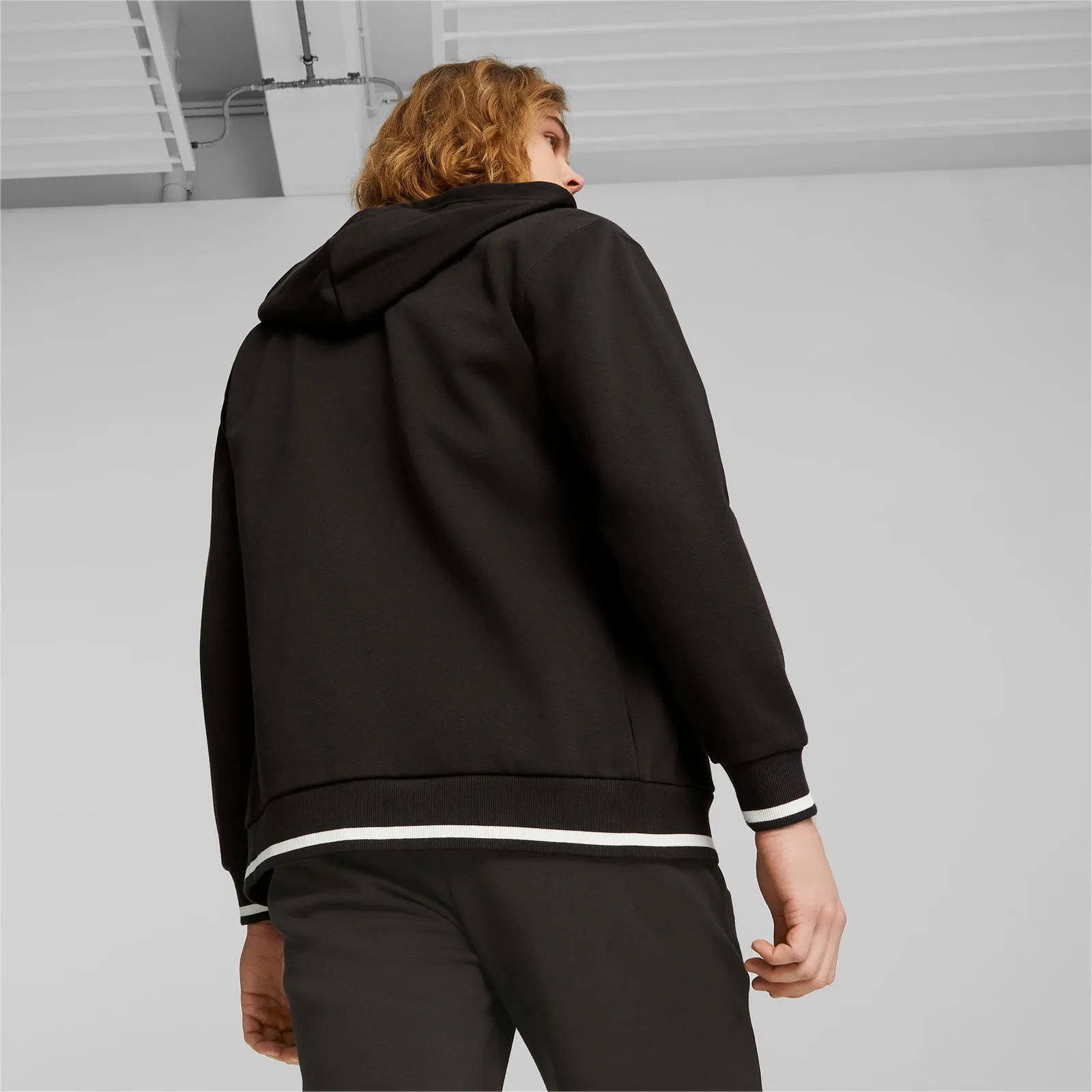 Puma SQUAD Kapuzenjacke Herren, Schwarz, Größe: L, Kleidung