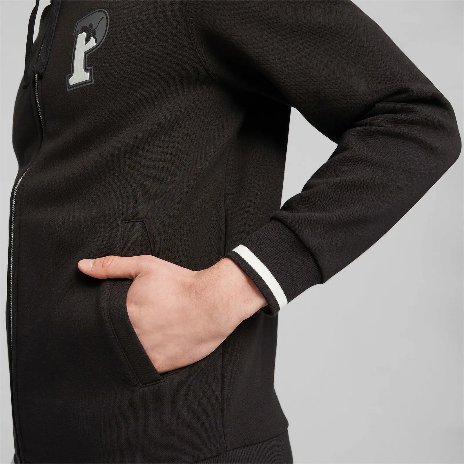 Puma SQUAD Kapuzenjacke Herren, Schwarz, Größe: L, Kleidung