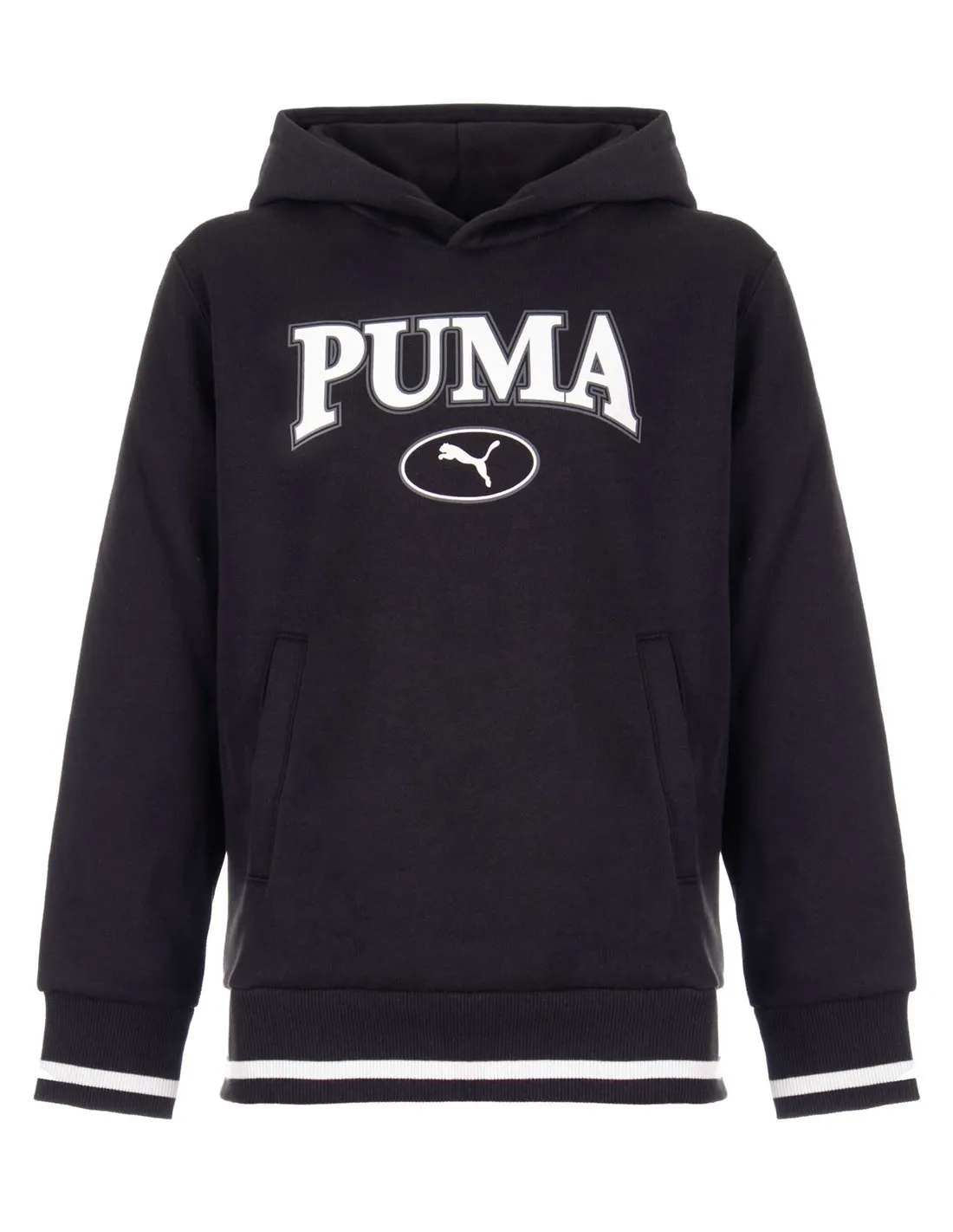 PUMA  SUDADERA NEGRA PUMA SQUAD 676356 01 NIñO/A