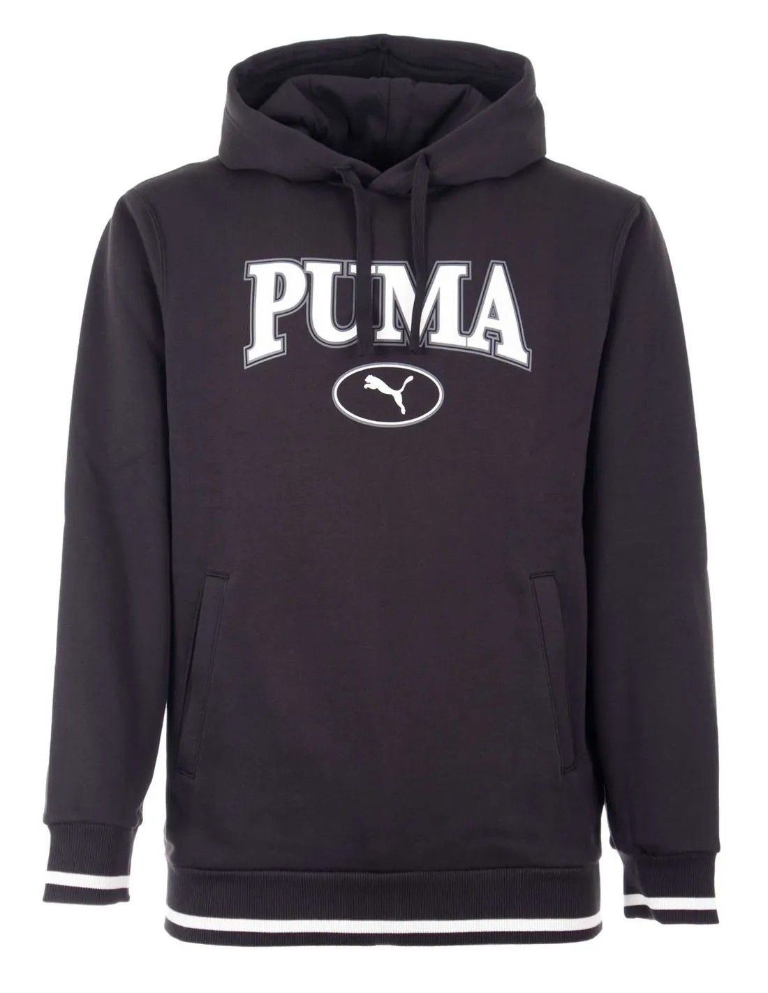 PUMA  SUDADERA NEGRA SQUAD 676017 01 HOMBRE