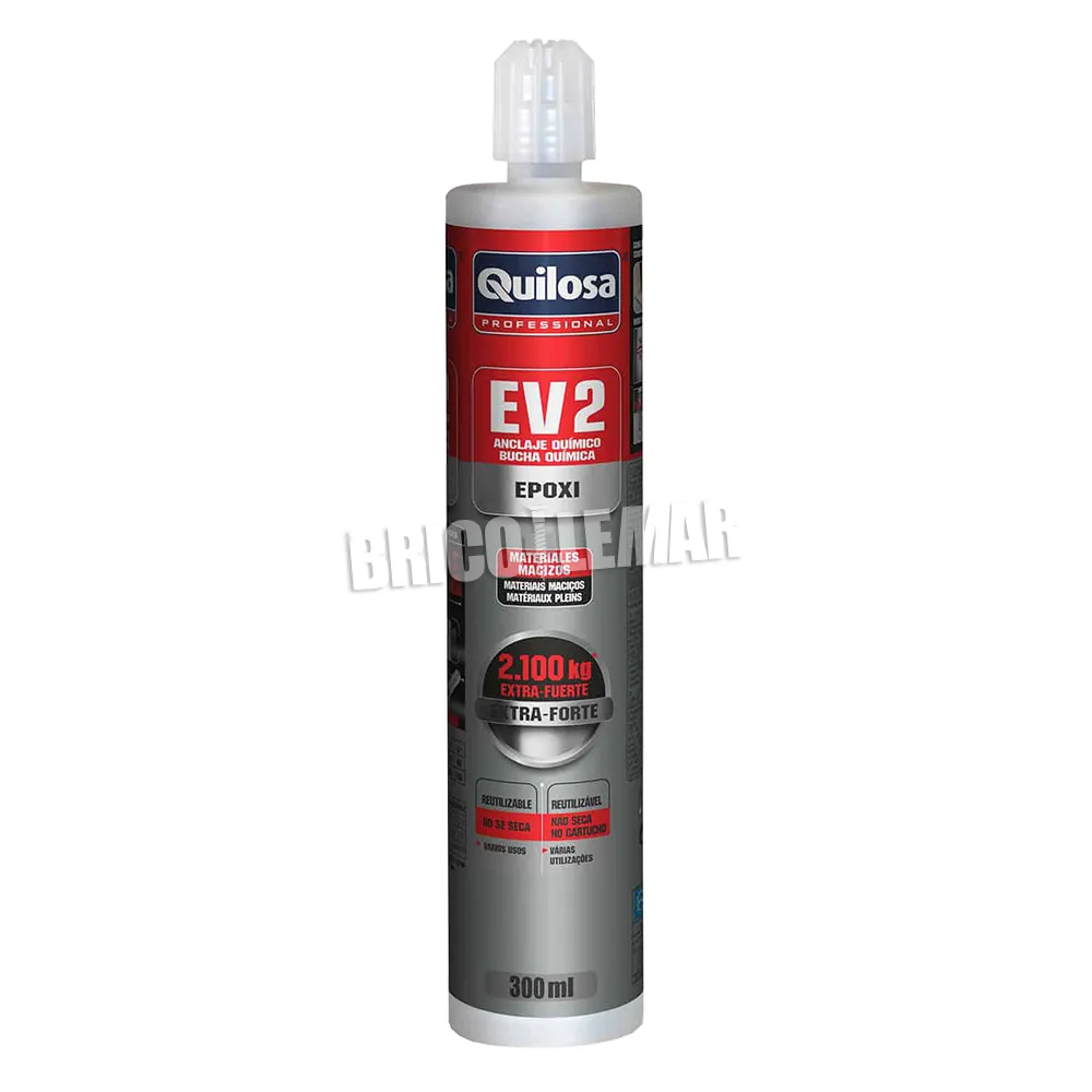 Quilosa EV2 Anclaje Químico Epoxi Basado en Vinilester Sin Estireno 300ml