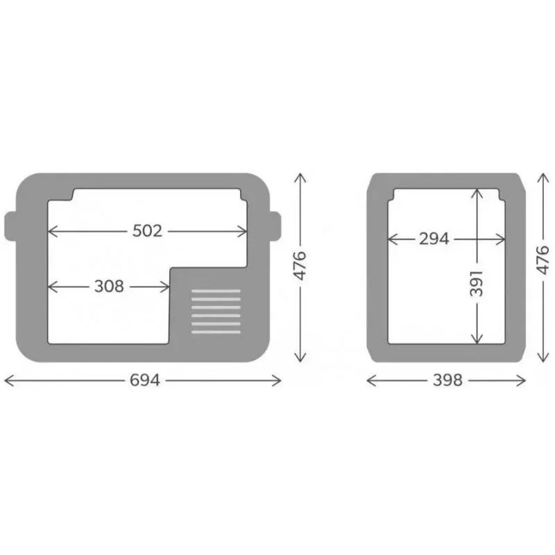Refrigerador de compresión DOMETIC CFX3 45