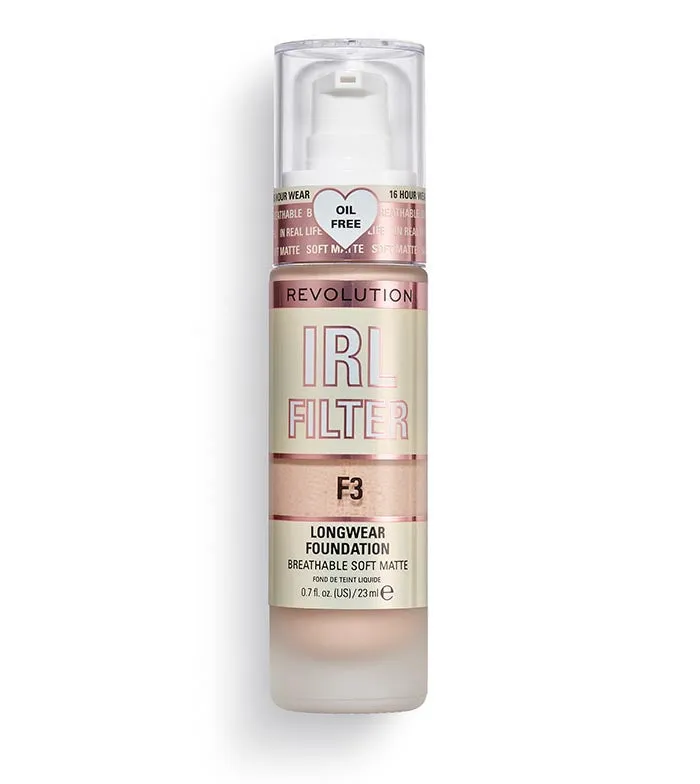 REVOLUTION  BASE DE MAQUILLAJE IRL FILTER  F3
