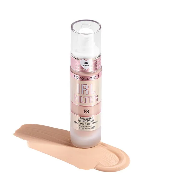 REVOLUTION  BASE DE MAQUILLAJE IRL FILTER  F3