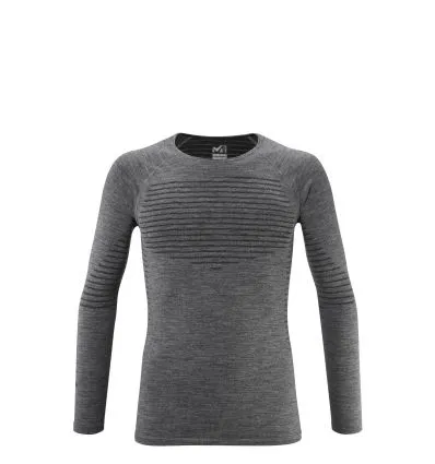 Ropa interior técnica para hombre Millet Dryn WARM LS M (ANTHRACITE GREY)