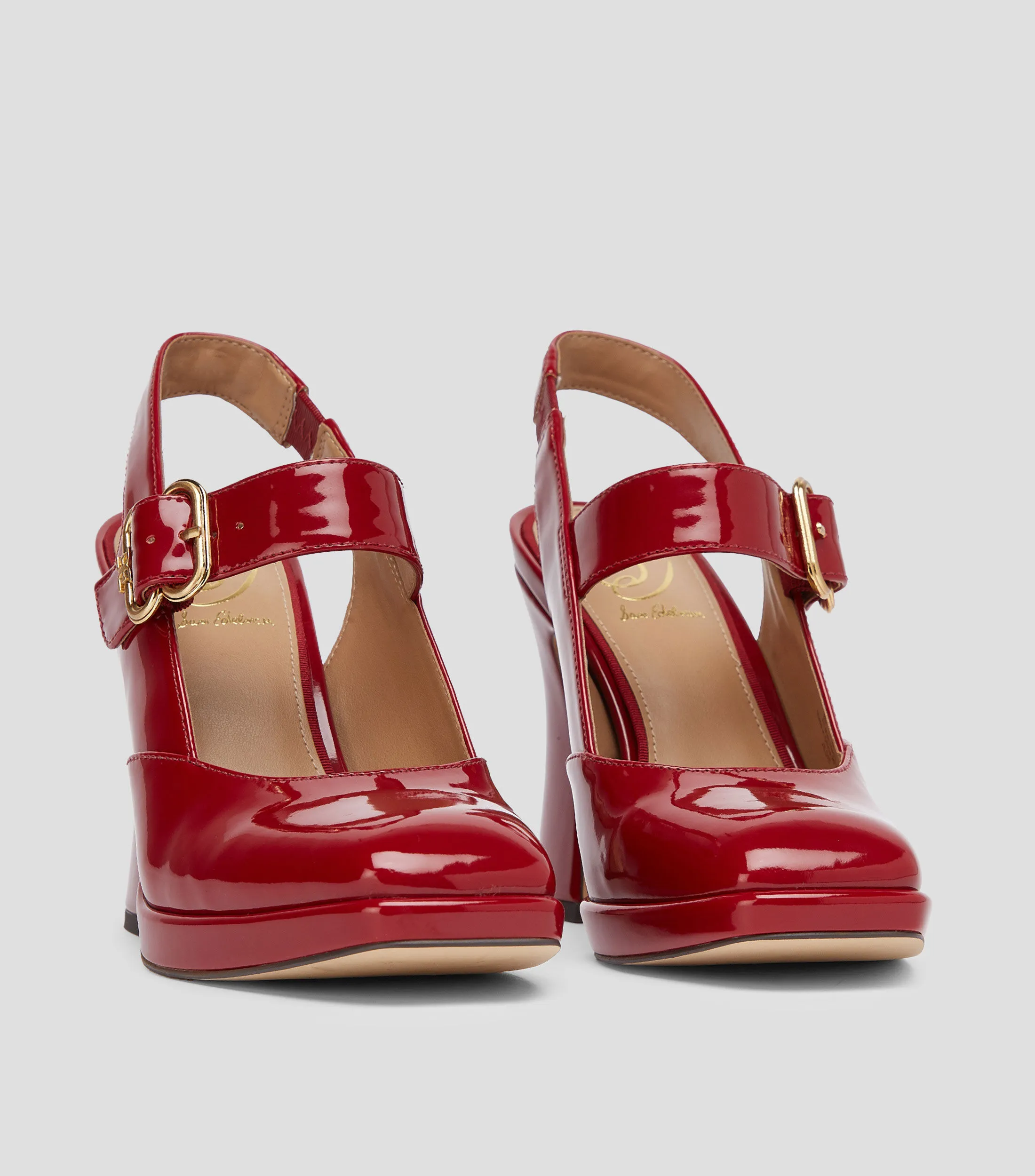 Sam Edelman Zapatillas Slingback con tacón alto y ancho Mujer